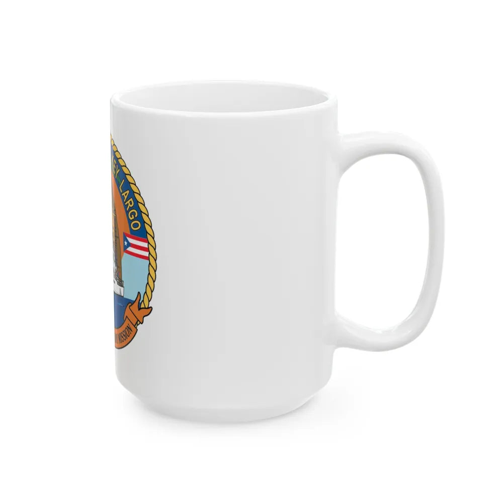 USCGC Key Largo WPB 1324 1 (U.S. Coast Guard) White Coffee Mug-Go Mug Yourself