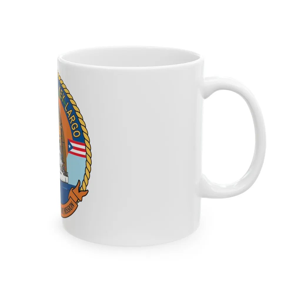 USCGC Key Largo WPB 1324 1 (U.S. Coast Guard) White Coffee Mug-Go Mug Yourself