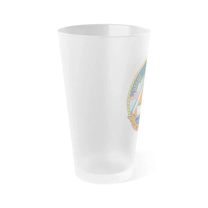 USCGC Key Largo WPB 1324 1 (U.S. Coast Guard) Frosted Pint Glass 16oz - Go Mug Yourself