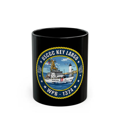 USCGC Key Largo WPB 1324 (U.S. Coast Guard) Black Coffee Mug 11oz - Go Mug Yourself