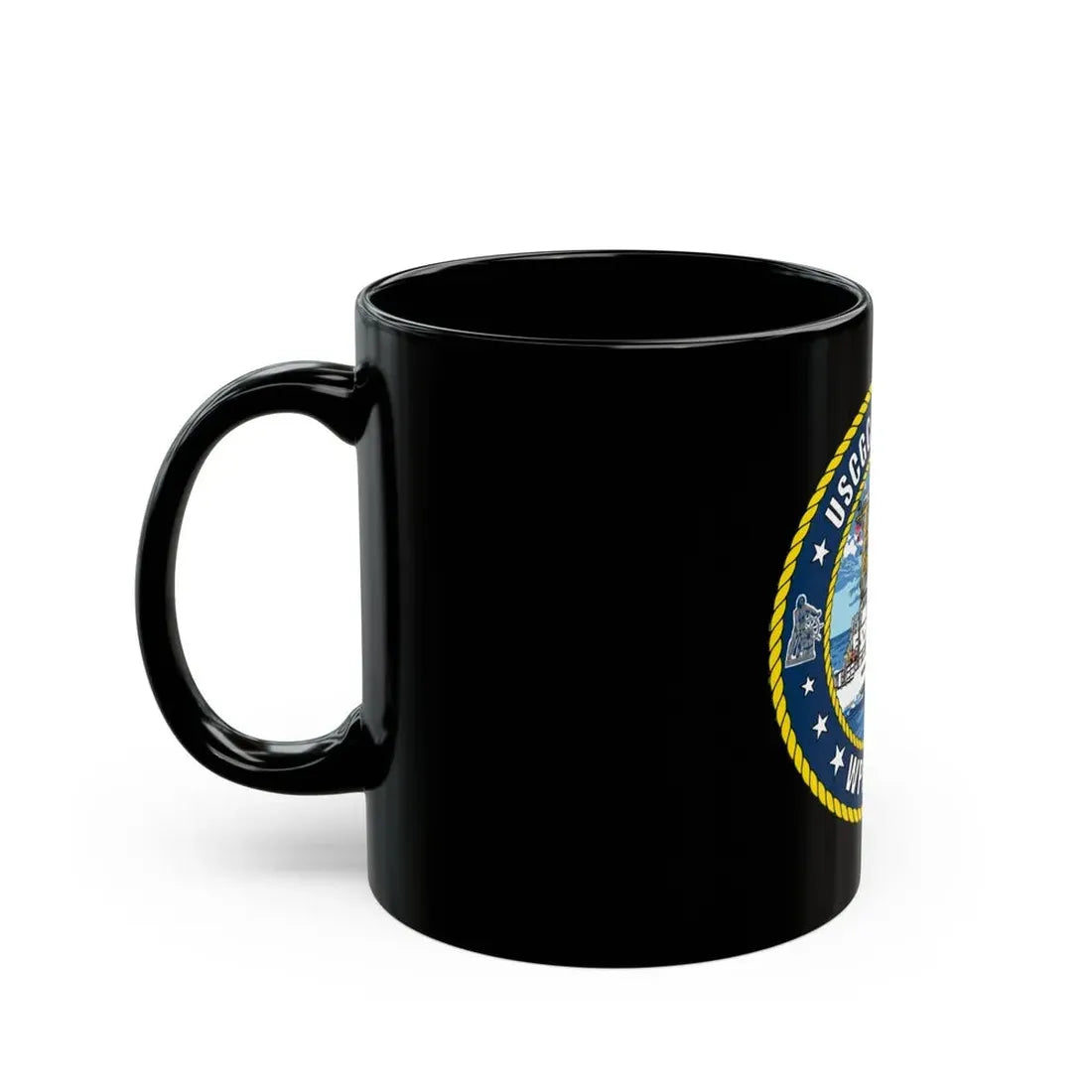 USCGC Key Largo WPB 1324 (U.S. Coast Guard) Black Coffee Mug - Go Mug Yourself
