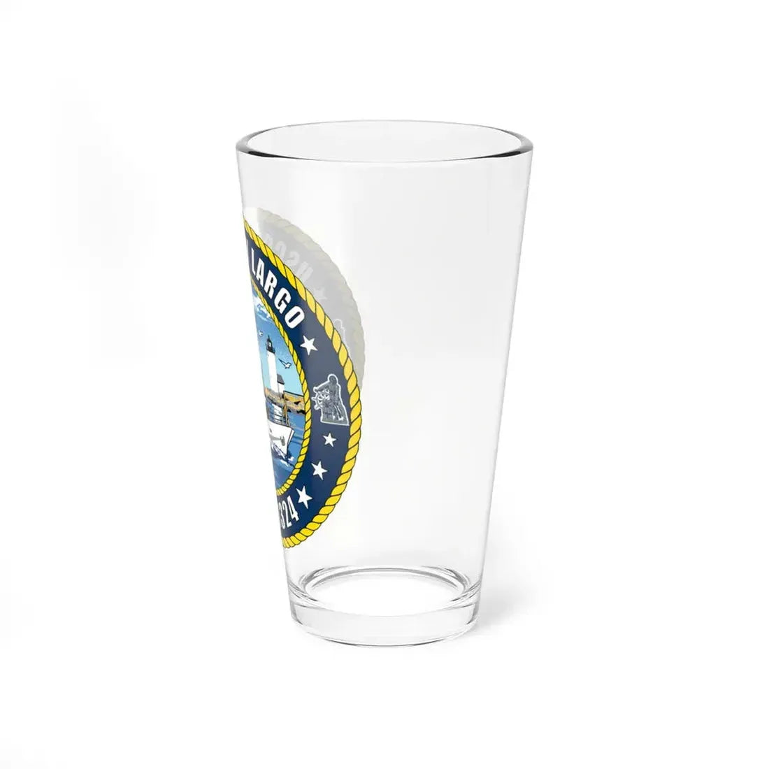 USCGC Key Largo WPB 1324 (U.S. Coast Guard) Pint Glass 16oz - Go Mug Yourself