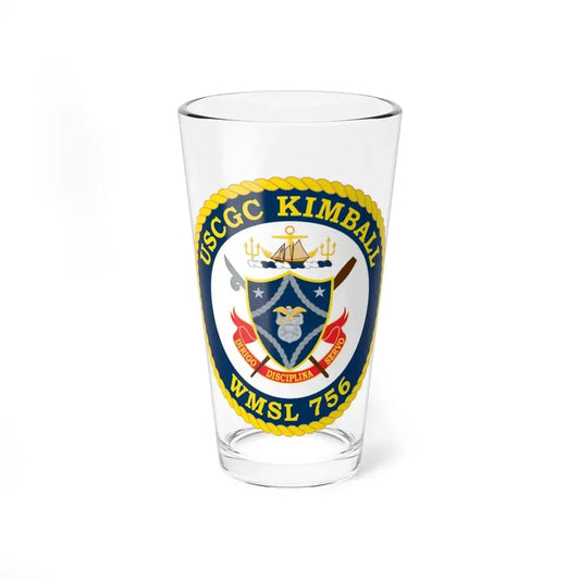 USCGC Kimball WMSL 756 (U.S. Coast Guard) Pint Glass 16oz 16oz - Go Mug Yourself