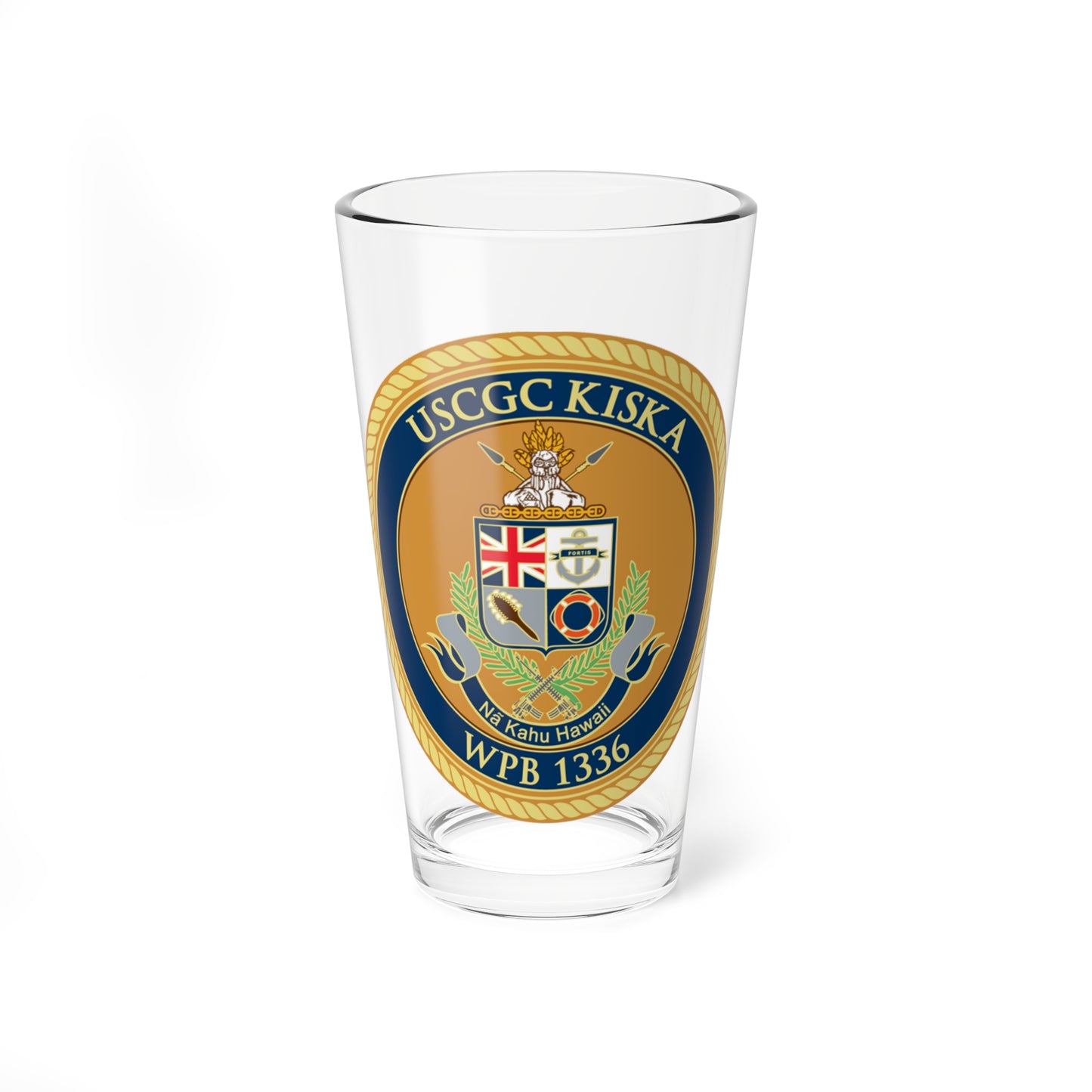 USCGC Kiska WPB 1336 (U.S. Coast Guard) Pint Glass 16oz-16oz-Go Mug Yourself