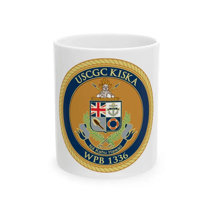 USCGC Kiska WPB 1336 (U.S. Coast Guard) White Coffee Mug 11oz - Go Mug Yourself