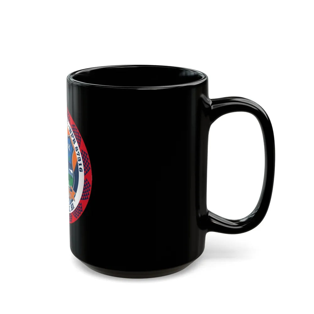 USCGC Kittiwake WPB 87316 (U.S. Coast Guard) Black Coffee Mug-Go Mug Yourself