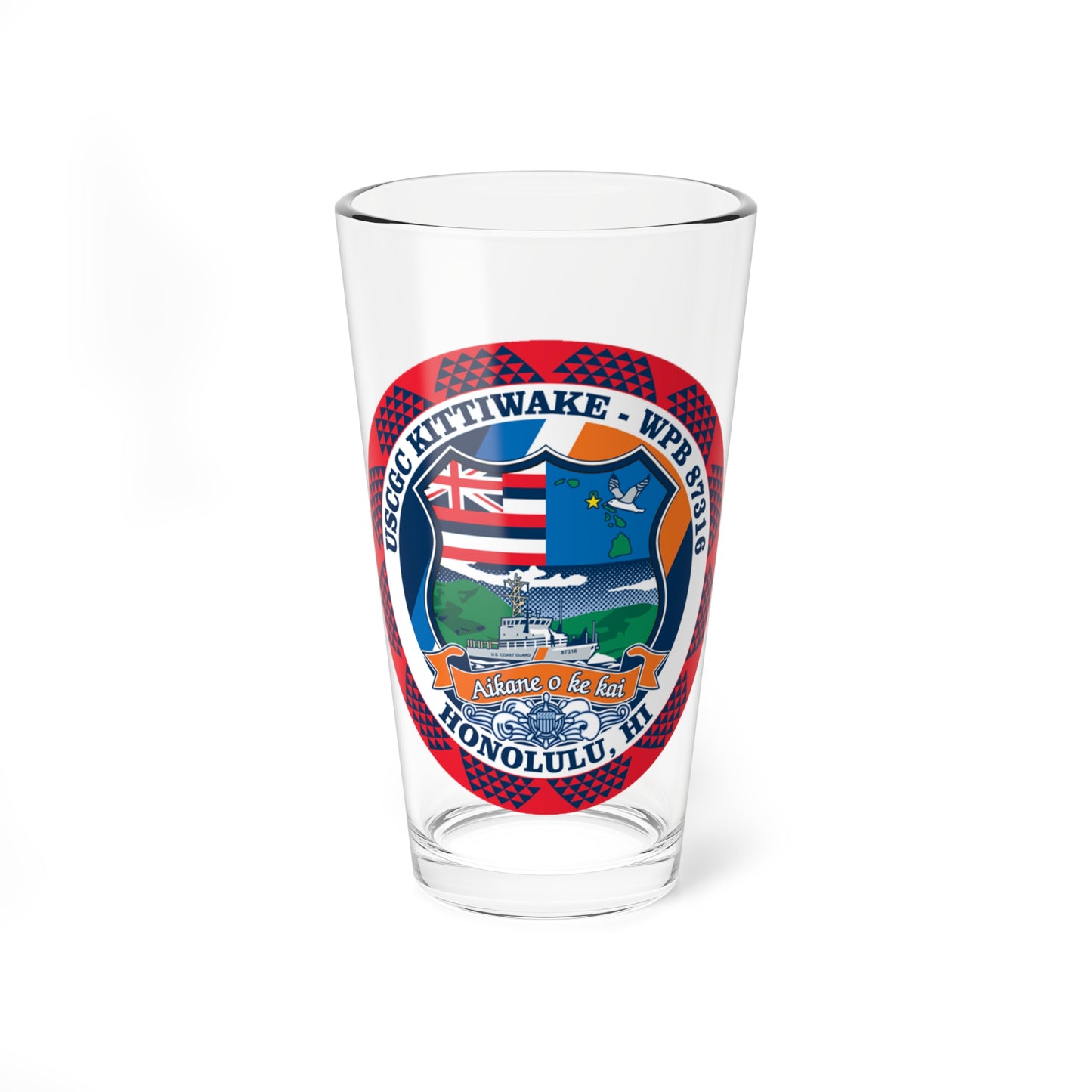 USCGC Kittiwake WPB 87316 (U.S. Coast Guard) Pint Glass 16oz-16oz-Go Mug Yourself