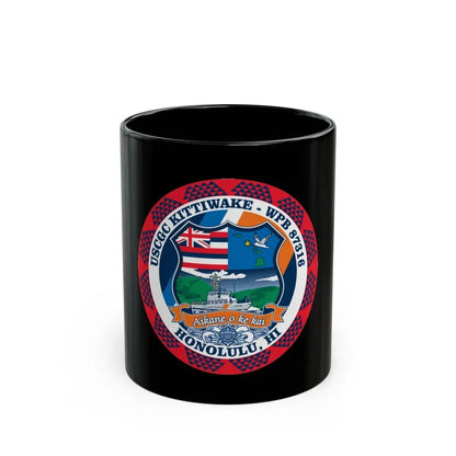 USCGC Kittiwake WPB 87316 (U.S. Coast Guard) Black Coffee Mug 11oz - Go Mug Yourself