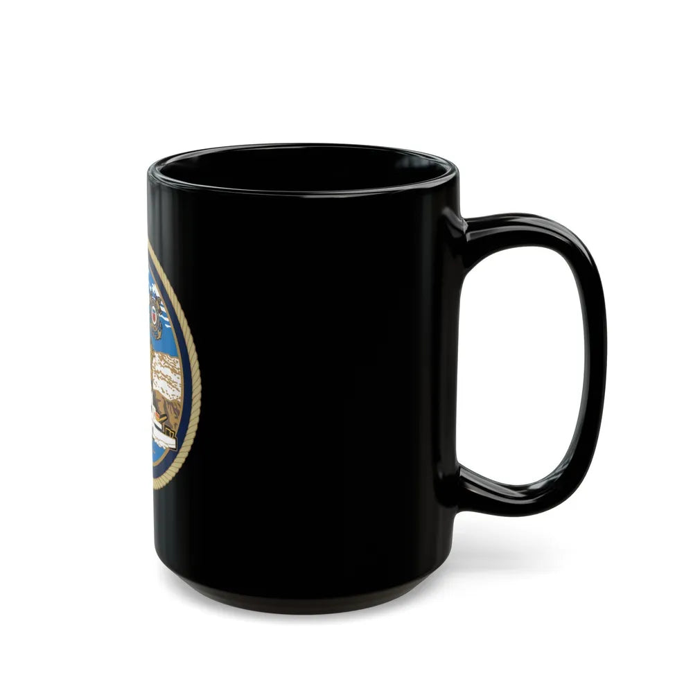 USCGC Liberty Boat (U.S. Coast Guard) Black Coffee Mug-Go Mug Yourself