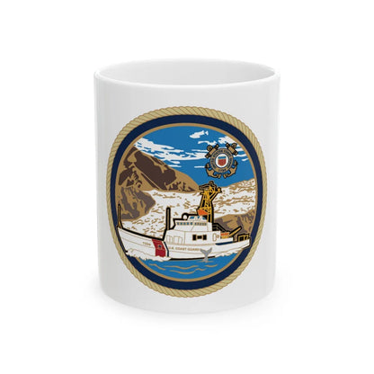 USCGC Liberty Boat (U.S. Coast Guard) White Coffee Mug-11oz-Go Mug Yourself