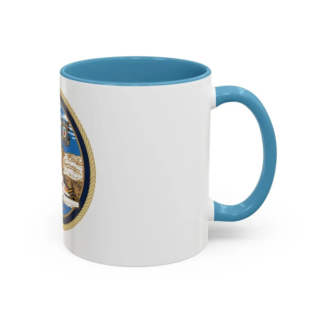USCGC Liberty Boat (U.S. Coast Guard) Accent Coffee Mug - Go Mug Yourself