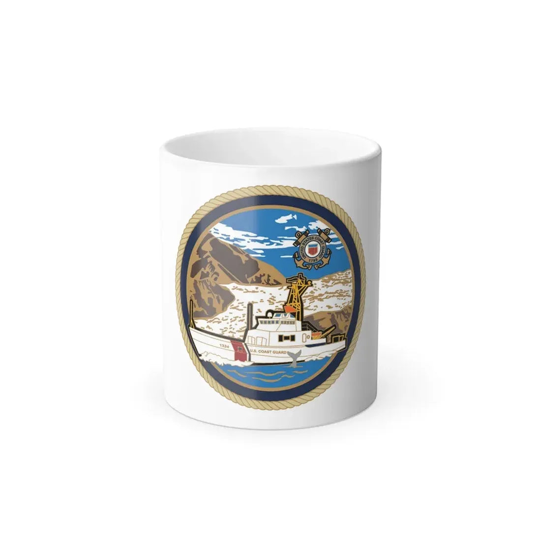 USCGC Liberty Boat (U.S. Coast Guard) Color Changing Coffee Mug 11oz - Go Mug Yourself