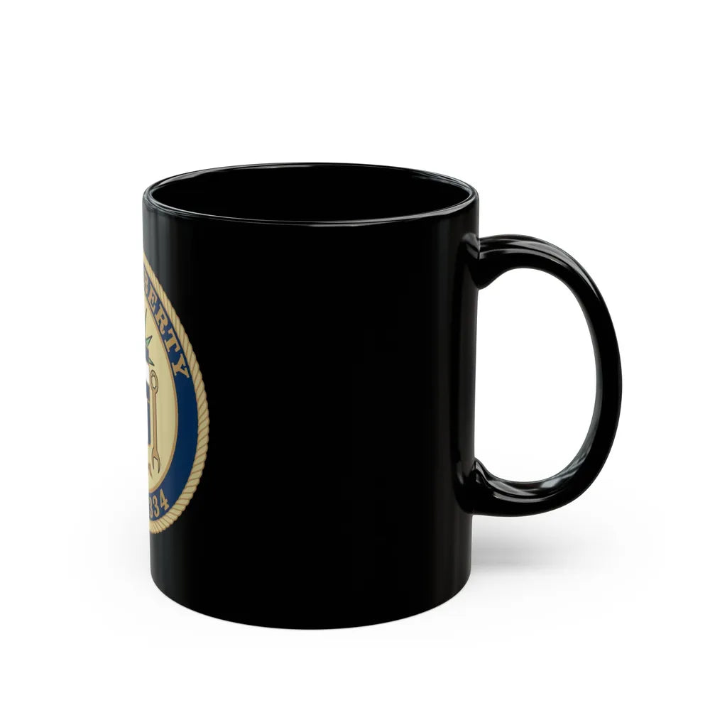 USCGC Liberty WPB 1334 (U.S. Coast Guard) Black Coffee Mug-Go Mug Yourself