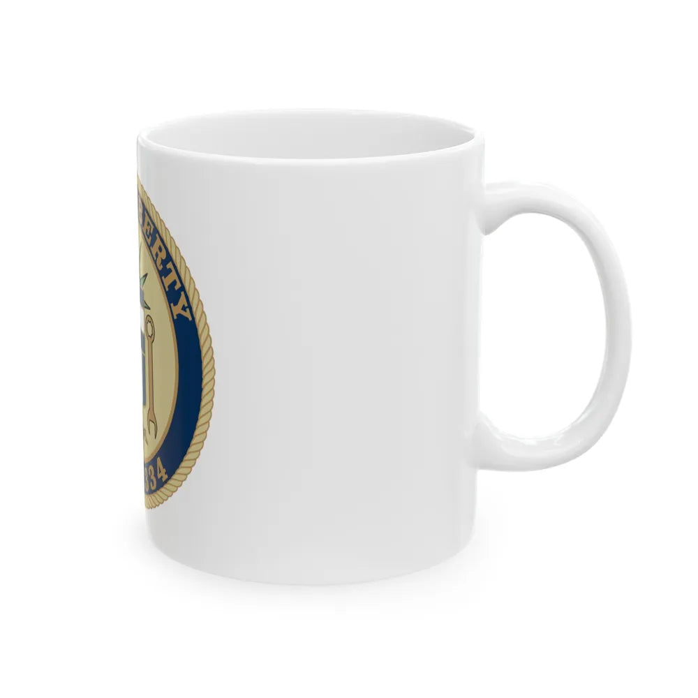 USCGC Liberty WPB 1334 (U.S. Coast Guard) White Coffee Mug-Go Mug Yourself