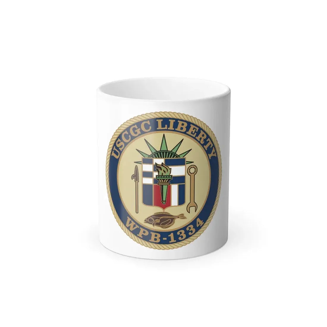 USCGC Liberty WPB 1334 (U.S. Coast Guard) Color Changing Coffee Mug 11oz - Go Mug Yourself