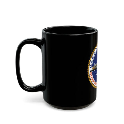 USCGC Mallet 75304 (U.S. Coast Guard) Black Coffee Mug-Go Mug Yourself