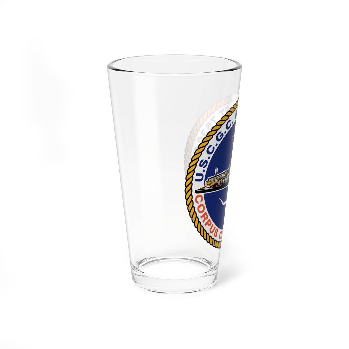 USCGC Mallet 75304 (U.S. Coast Guard) Pint Glass 16oz-Go Mug Yourself