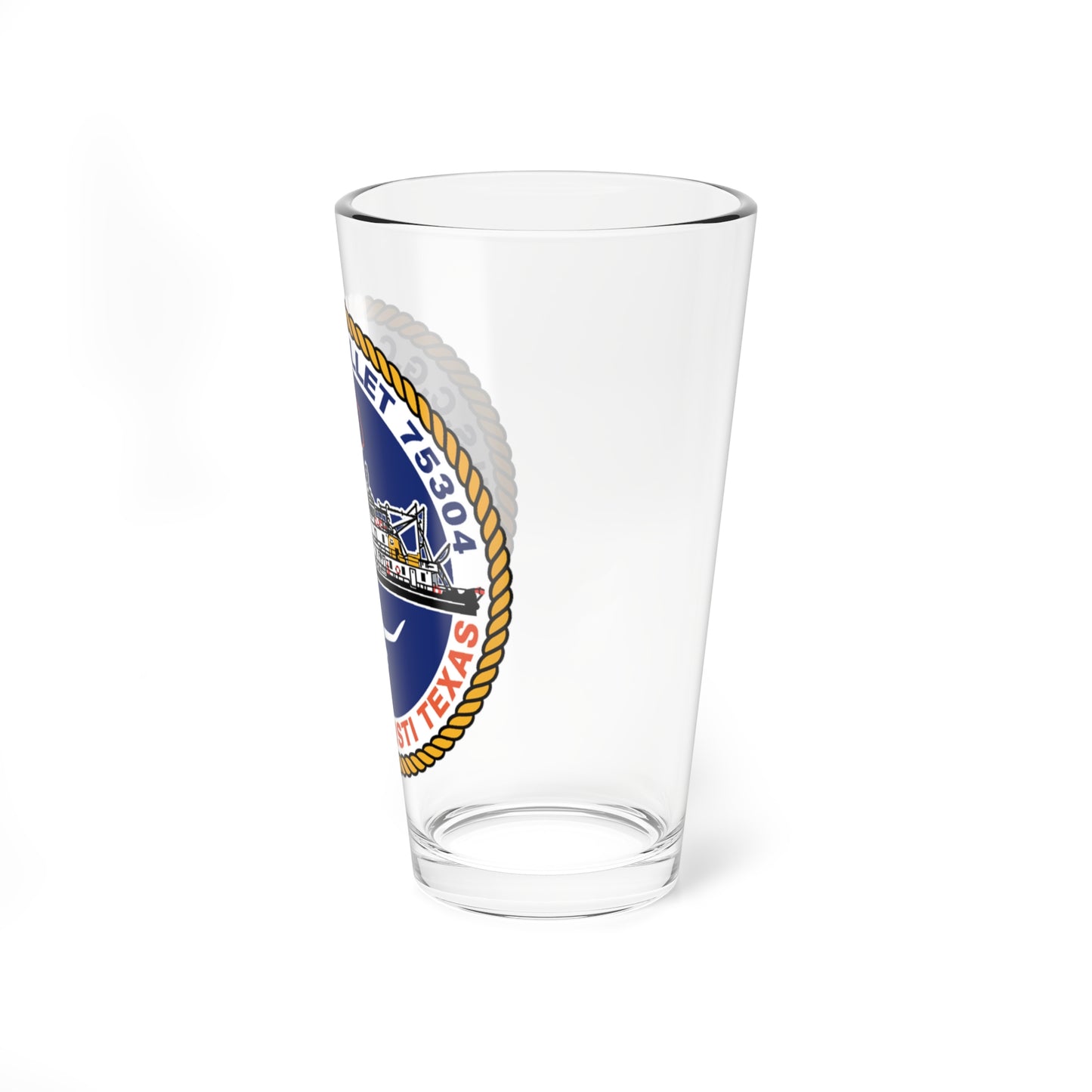 USCGC Mallet 75304 (U.S. Coast Guard) Pint Glass 16oz-Go Mug Yourself