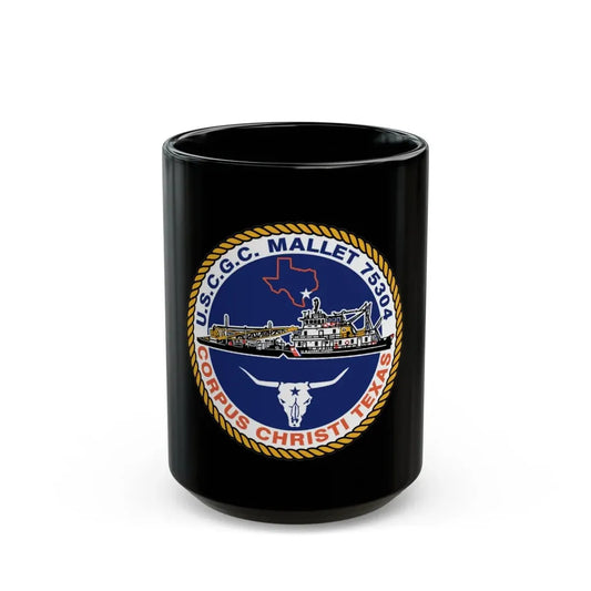 USCGC Mallet 75304 (U.S. Coast Guard) Black Coffee Mug 15oz - Go Mug Yourself