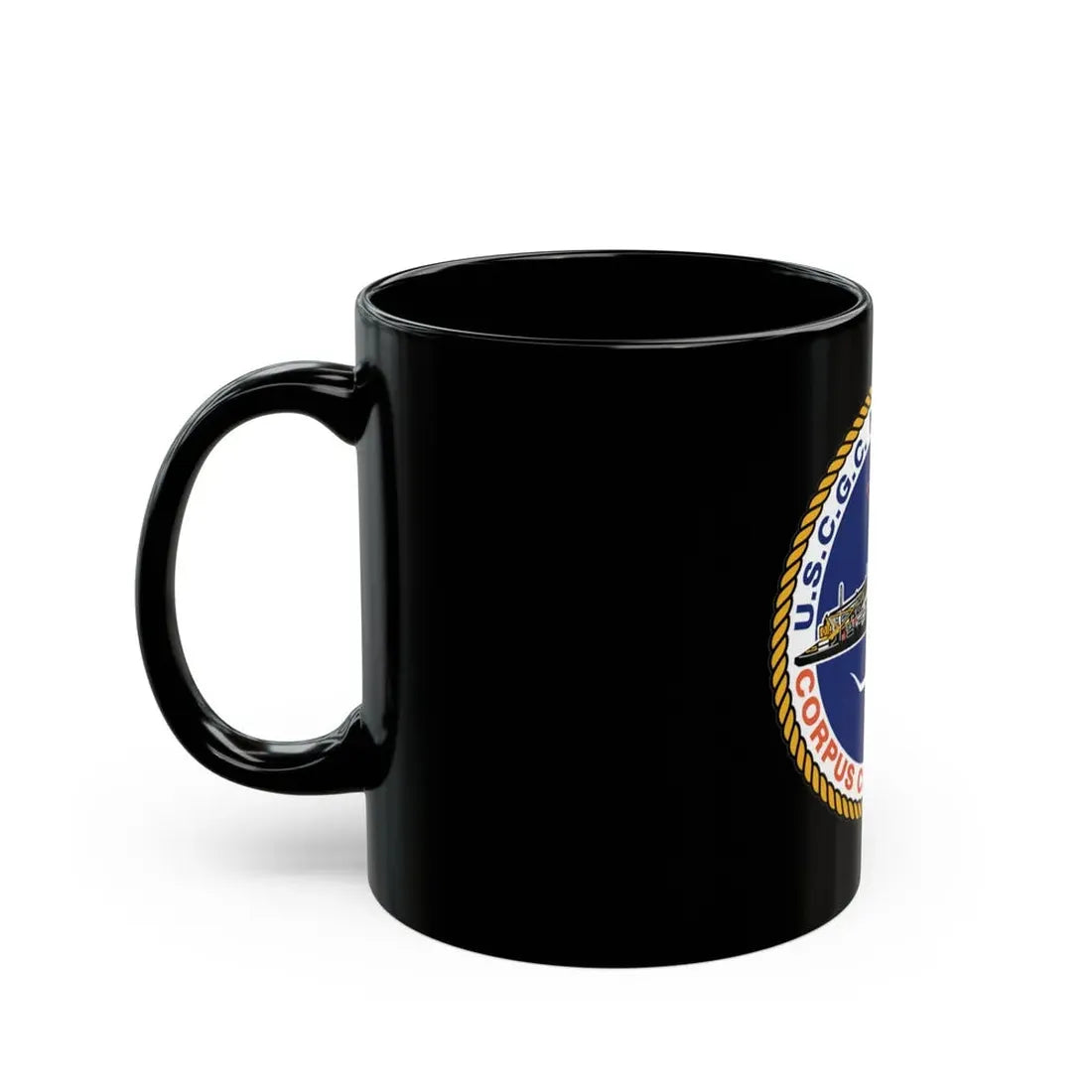 USCGC Mallet 75304 (U.S. Coast Guard) Black Coffee Mug - Go Mug Yourself