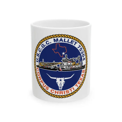 USCGC Mallet 75304 (U.S. Coast Guard) White Coffee Mug 11oz - Go Mug Yourself