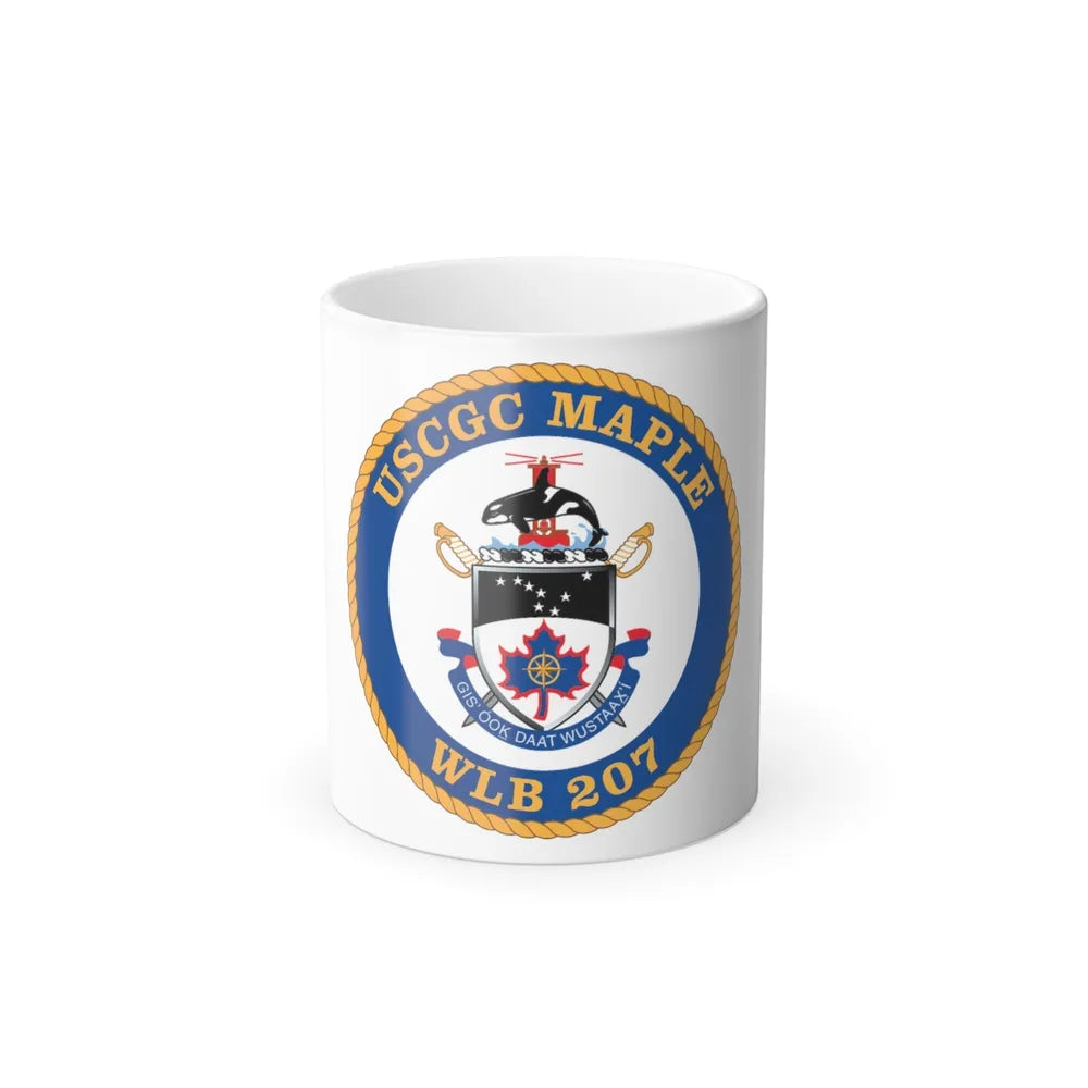USCGC Maple WLB 207 1 (U.S. Coast Guard) Color Changing Mug 11oz-11oz-Go Mug Yourself
