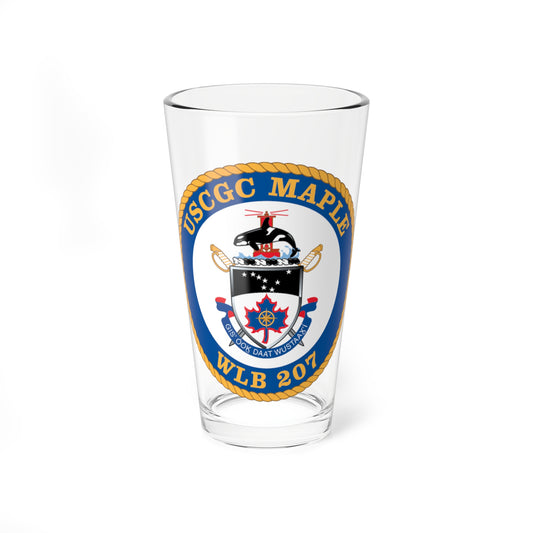 USCGC Maple WLB 207 1 (U.S. Coast Guard) Pint Glass 16oz-16oz-Go Mug Yourself