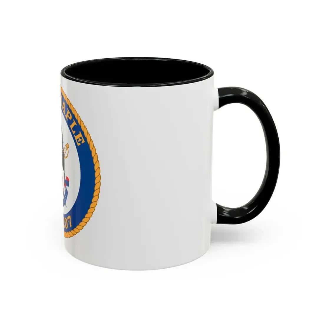 USCGC Maple WLB 207 1 (U.S. Coast Guard) Accent Coffee Mug - Go Mug Yourself
