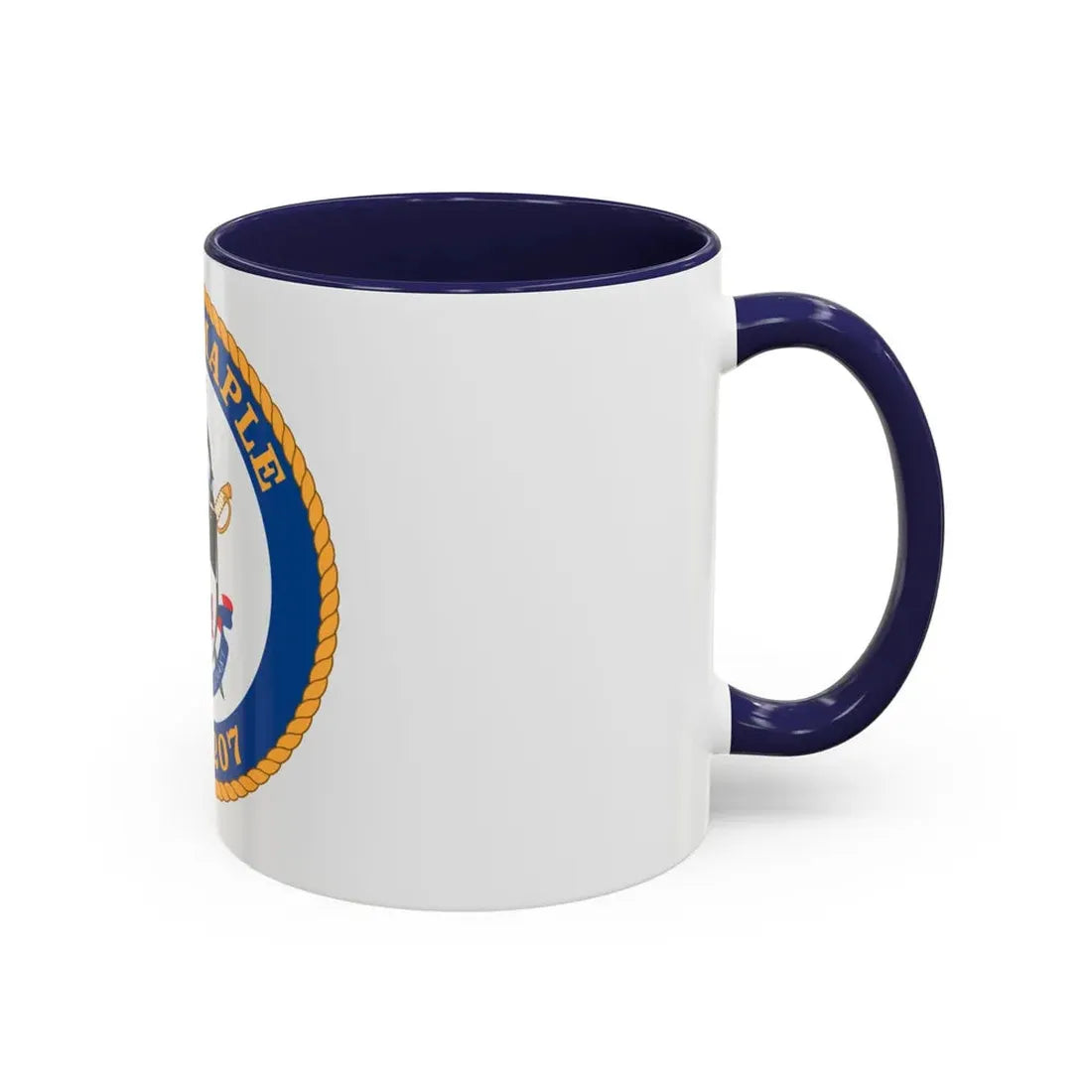 USCGC Maple WLB 207 1 (U.S. Coast Guard) Accent Coffee Mug - Go Mug Yourself