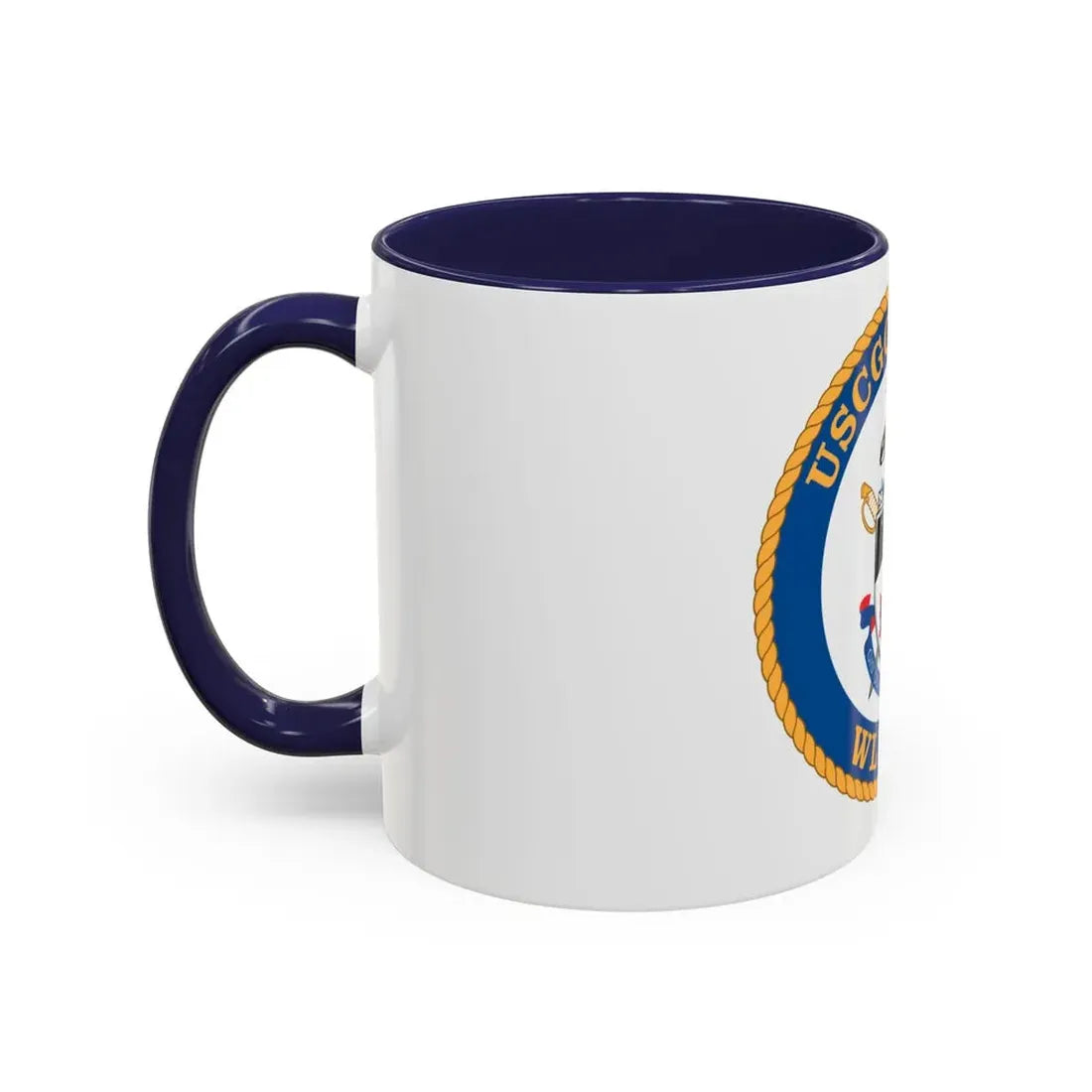 USCGC Maple WLB 207 1 (U.S. Coast Guard) Accent Coffee Mug - Go Mug Yourself