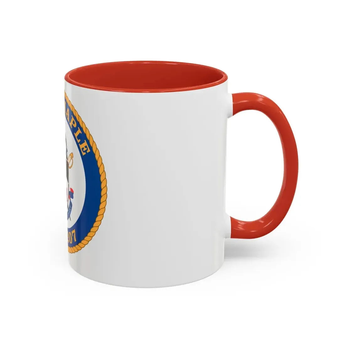 USCGC Maple WLB 207 1 (U.S. Coast Guard) Accent Coffee Mug - Go Mug Yourself