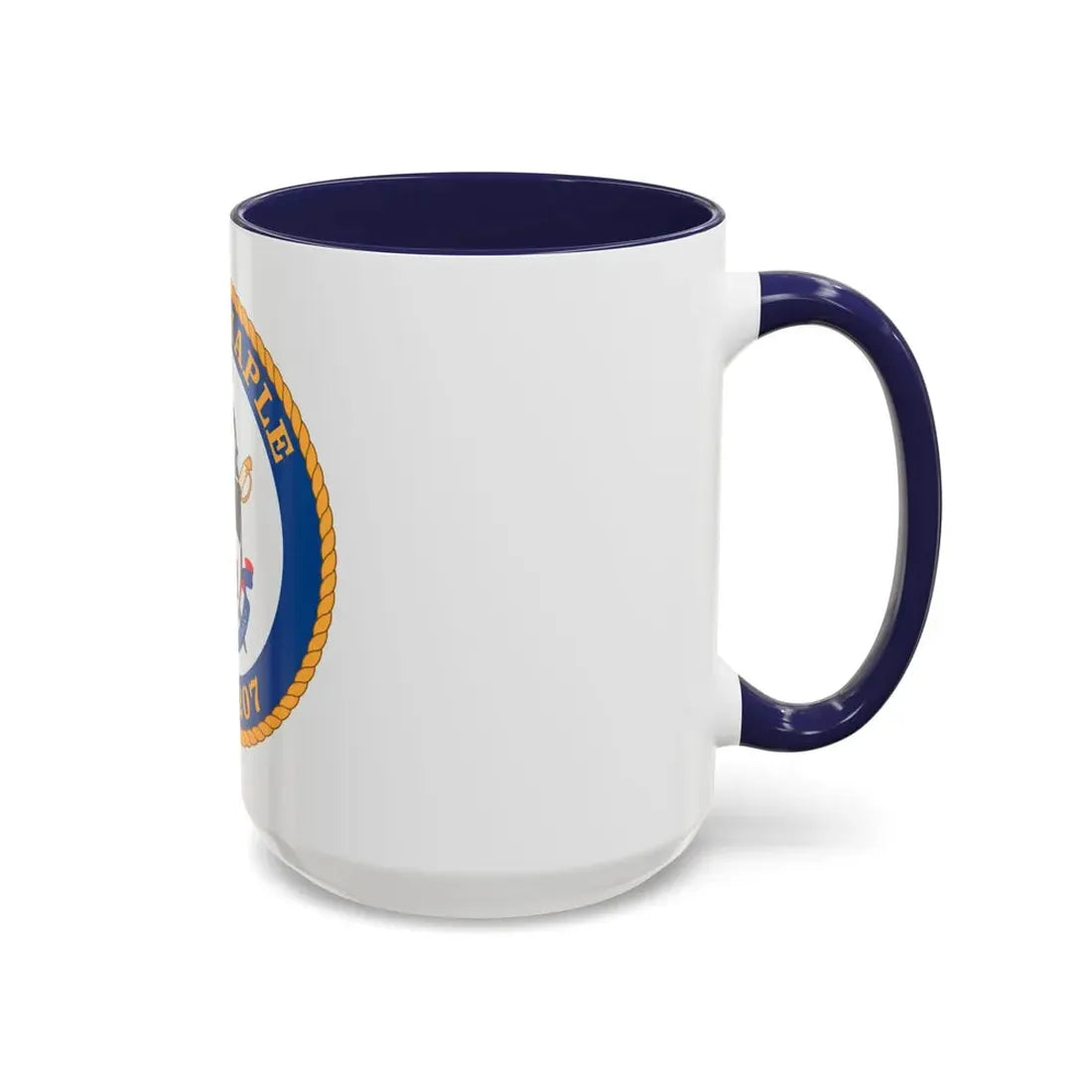 USCGC Maple WLB 207 1 (U.S. Coast Guard) Accent Coffee Mug - Go Mug Yourself