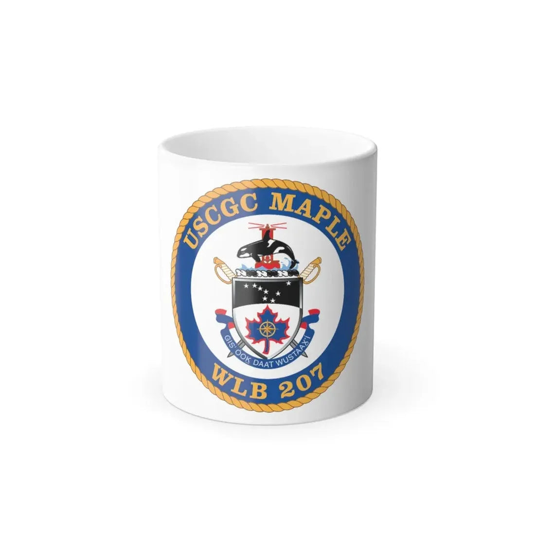 USCGC Maple WLB 207 1 (U.S. Coast Guard) Color Changing Coffee Mug 11oz - Go Mug Yourself