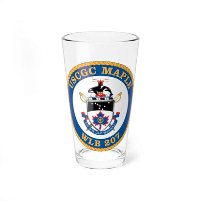 USCGC Maple WLB 207 1 (U.S. Coast Guard) Pint Glass 16oz 16oz - Go Mug Yourself