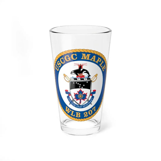 USCGC Maple WLB 207 1 (U.S. Coast Guard) Pint Glass 16oz 16oz - Go Mug Yourself