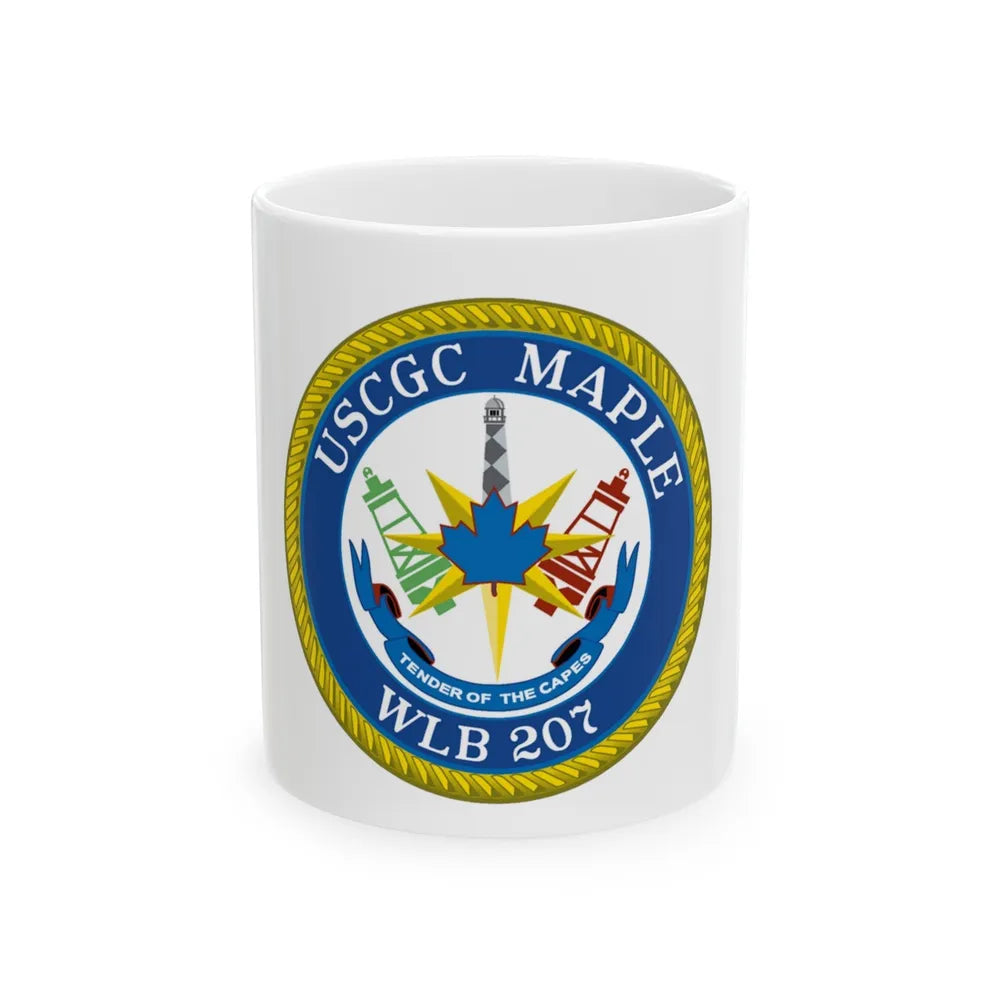 USCGC Maple WLB 207 (U.S. Coast Guard) White Coffee Mug-11oz-Go Mug Yourself