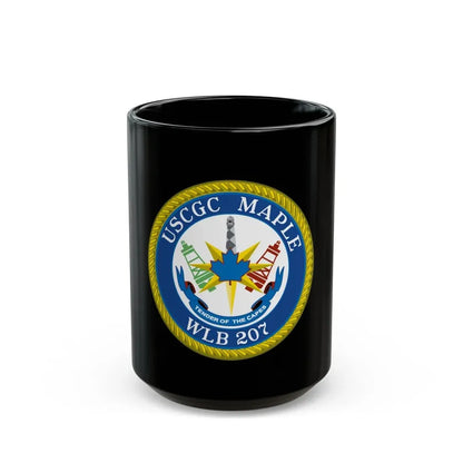 USCGC Maple WLB 207 (U.S. Coast Guard) Black Coffee Mug 15oz - Go Mug Yourself