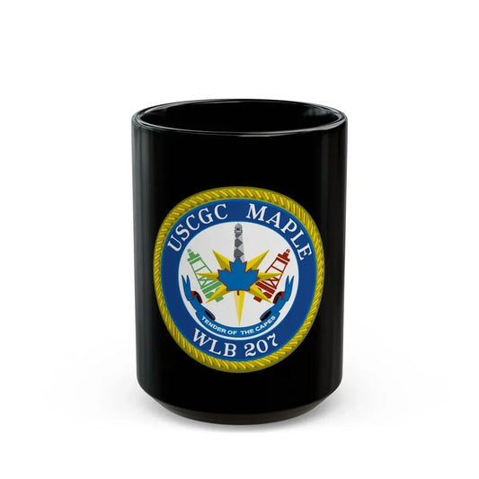 USCGC Maple WLB 207 (U.S. Coast Guard) Black Coffee Mug 15oz - Go Mug Yourself