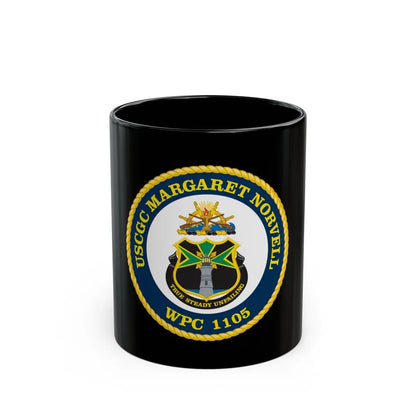 USCGC Margaret Norvell WPC 1105 (U.S. Coast Guard) Black Coffee Mug-11oz-Go Mug Yourself