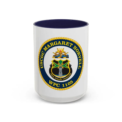 USCGC Margaret Norvell WPC 1105 (U.S. Coast Guard) Accent Coffee Mug 15oz Navy - Go Mug Yourself