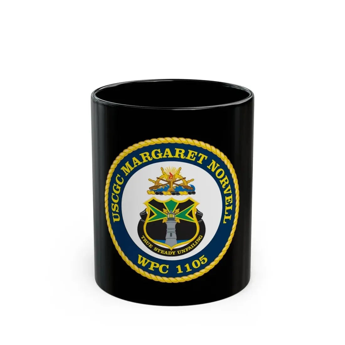 USCGC Margaret Norvell WPC 1105 (U.S. Coast Guard) Black Coffee Mug 11oz - Go Mug Yourself