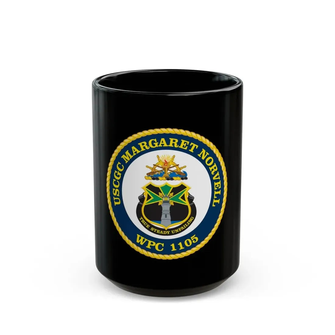USCGC Margaret Norvell WPC 1105 (U.S. Coast Guard) Black Coffee Mug 15oz - Go Mug Yourself