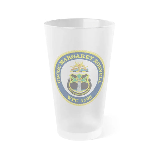 USCGC Margaret Norvell WPC 1105 (U.S. Coast Guard) Frosted Pint Glass 16oz Default Title - Go Mug Yourself