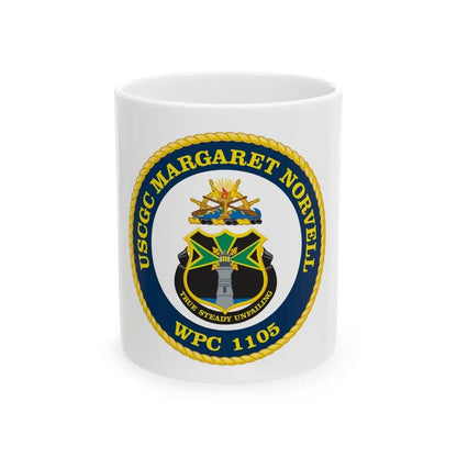 USCGC Margaret Norvell WPC 1105 (U.S. Coast Guard) White Coffee Mug 11oz - Go Mug Yourself