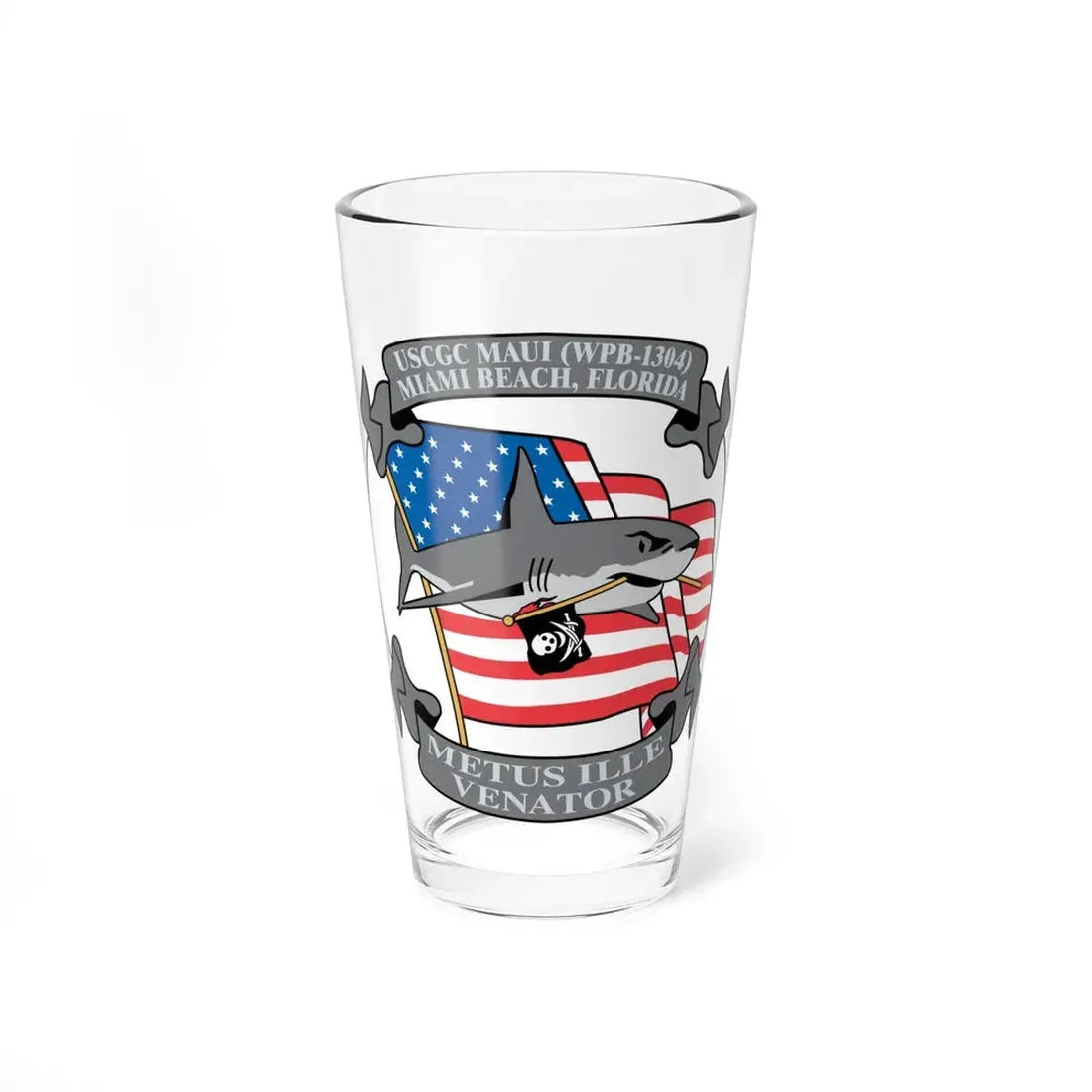 USCGC Maui WPB 1304 (U.S. Coast Guard) Pint Glass 16oz 16oz - Go Mug Yourself