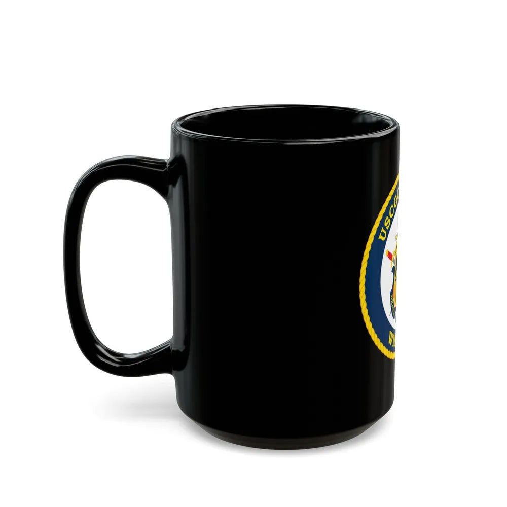 USCGC MIDGETT WMSL 757 (U.S. Coast Guard) Black Coffee Mug-Go Mug Yourself