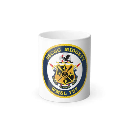 USCGC MIDGETT WMSL 757 (U.S. Coast Guard) Color Changing Coffee Mug 11oz - Go Mug Yourself