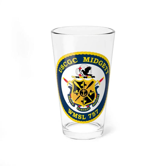 USCGC MIDGETT WMSL 757 (U.S. Coast Guard) Pint Glass 16oz 16oz - Go Mug Yourself