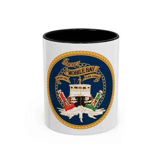 USCGC Mobile Bay WTGB 103 (U.S. Coast Guard) Accent Coffee Mug 11oz Black - Go Mug Yourself