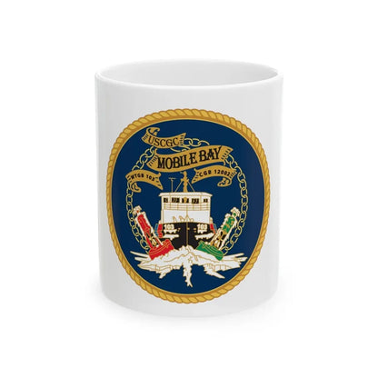 USCGC Mobile Bay WTGB 103 (U.S. Coast Guard) White Coffee Mug 11oz - Go Mug Yourself